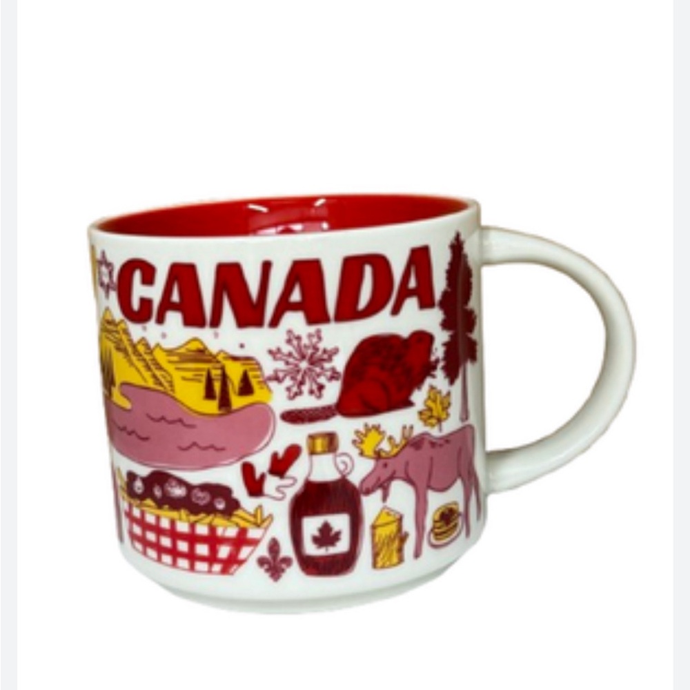 Starbucks Been There Series Canada 14 oz ceramic mug.